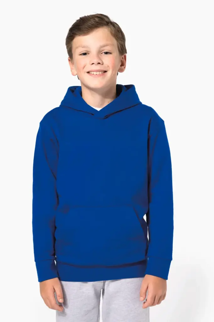 K477-15_2026 - Hidalgo-werbeartikel Kindersweater met capuchon — productfoto 10