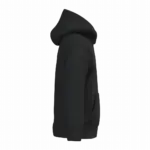 PS_K477-S_BLACK - Hidalgo-werbeartikel Kindersweater met capuchon, black — productfoto 13