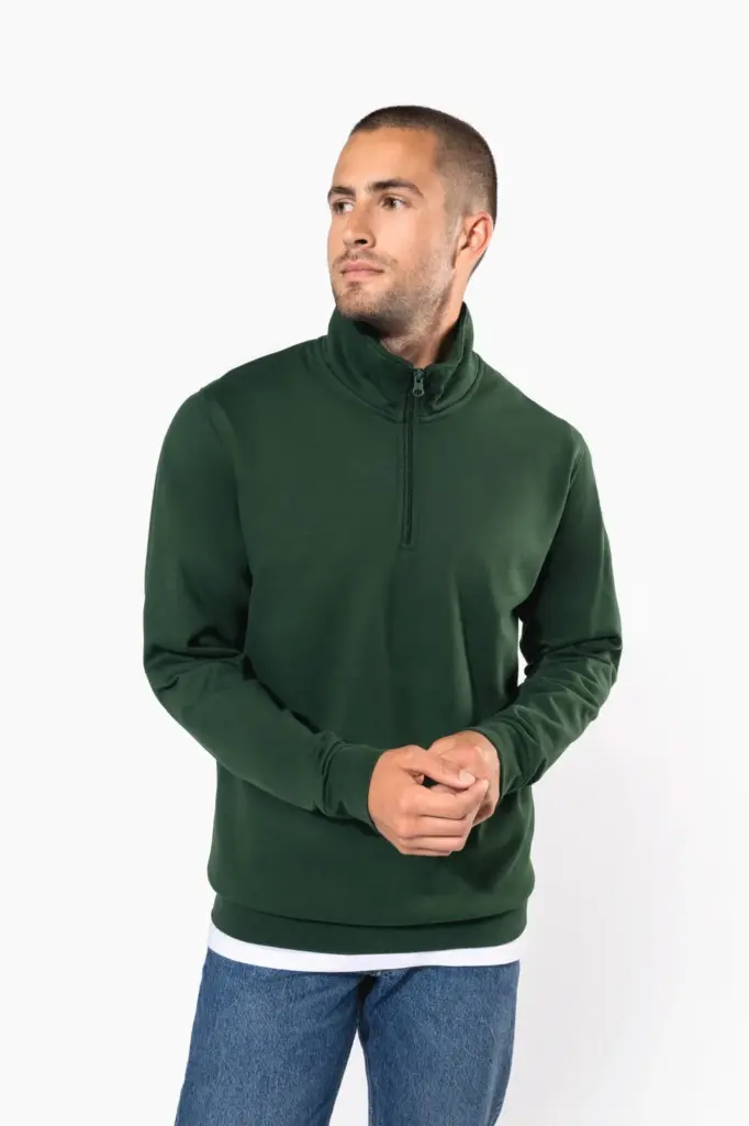 Sweater met ritskraag