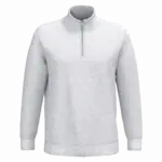 Sweater met ritskraag, ash heather — productfoto 6