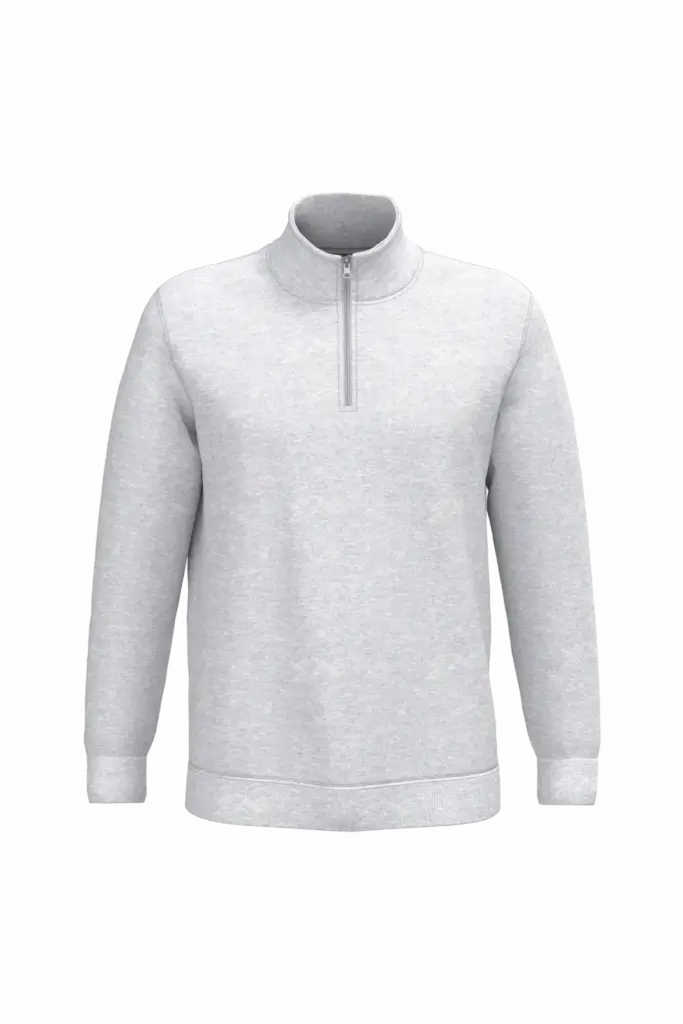 Sweatshirt bedrucken K478 warm Fleece Reißverschluss XS-4XL — Produktfoto 6
