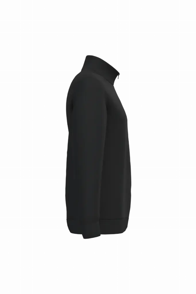 Sweater met ritskraag, black — productfoto 6
