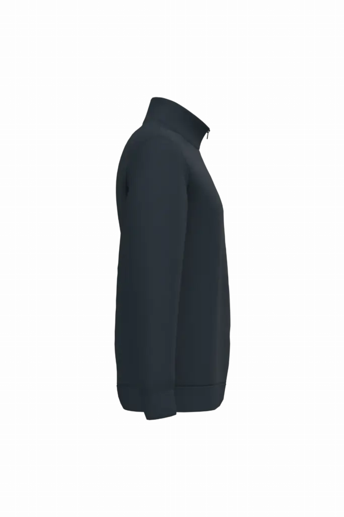 Sweater met ritskraag, navy — productfoto 11