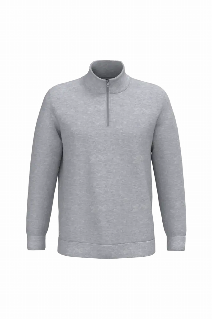 Sweatshirt bedrucken K478 warm Fleece Reißverschluss XS-4XL — Produktfoto 14