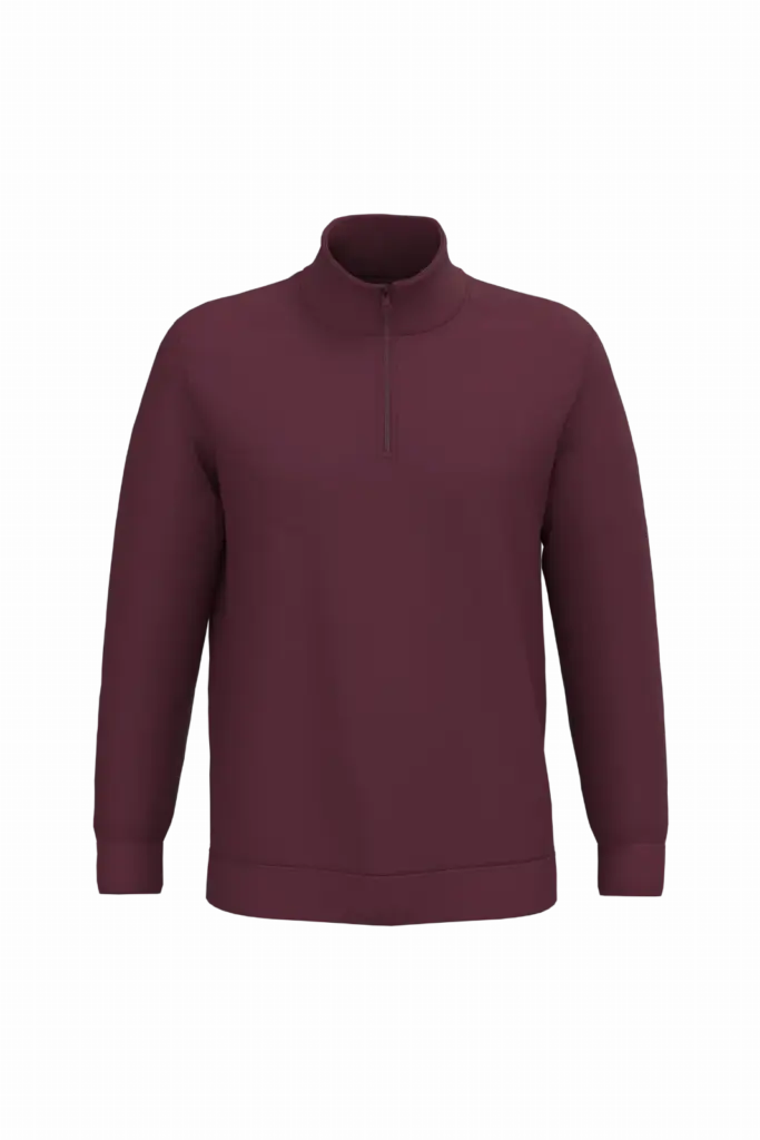 Sweatshirt bedrucken K478 warm Fleece Reißverschluss XS-4XL — Produktfoto 18