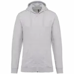 Sweatvest met capuchon, ash heather — productfoto 6