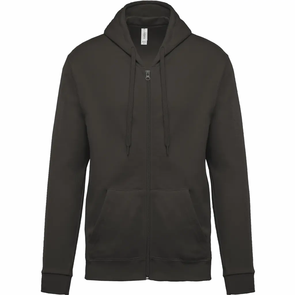 Kapuzensweatjacke K479 bedrucken Fleece Baumwolle XS-4XL — Produktfoto 9