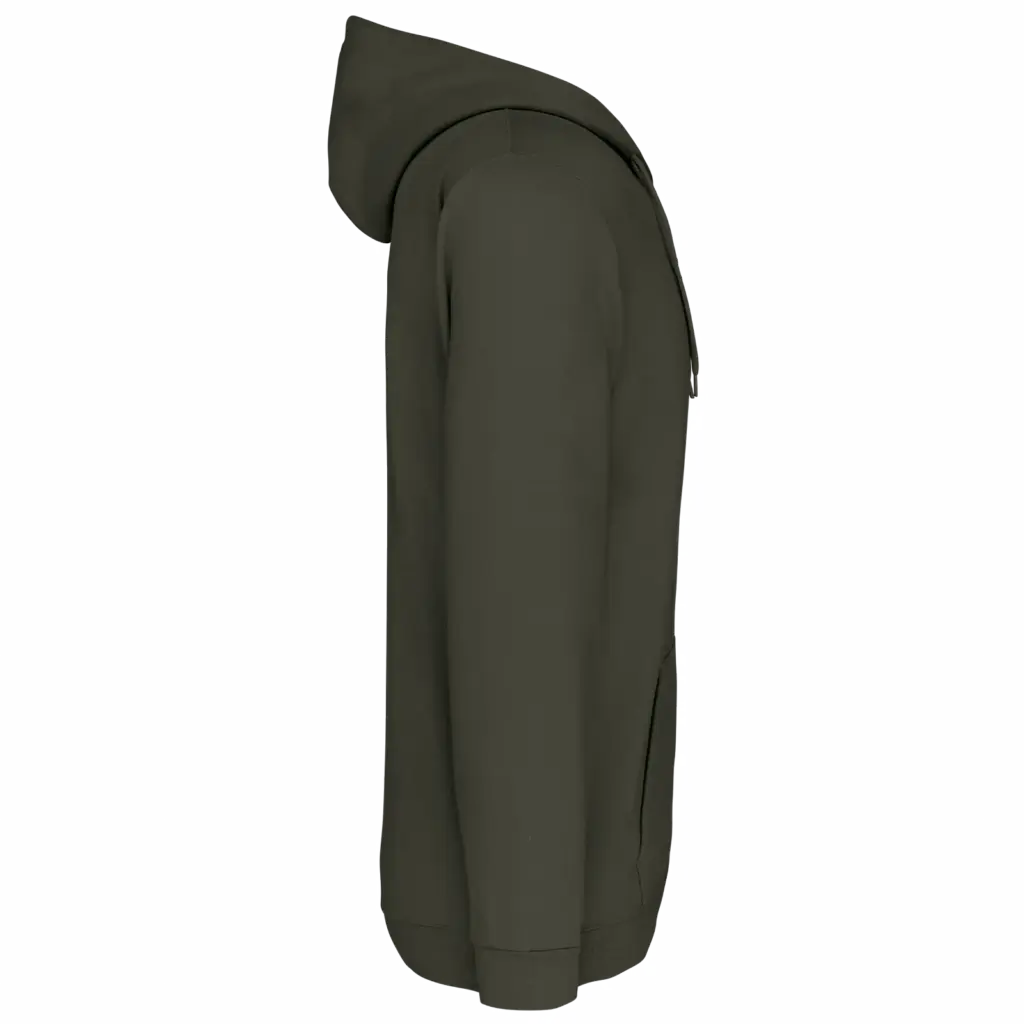 Sweatvest met capuchon, dark khaki — productfoto 9