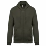 Kapuzensweatjacke K479 bedrucken Fleece Baumwolle XS-4XL — Produktfoto 10