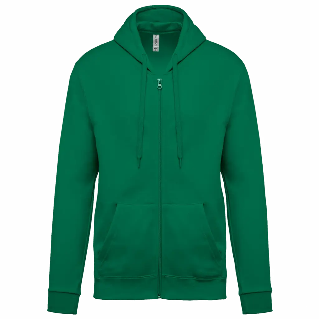 Kapuzensweatjacke K479 bedrucken Fleece Baumwolle XS-4XL — Produktfoto 13