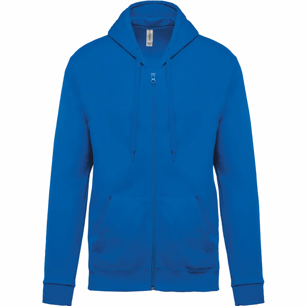 Kapuzensweatjacke K479 bedrucken Fleece Baumwolle XS-4XL — Produktfoto 14