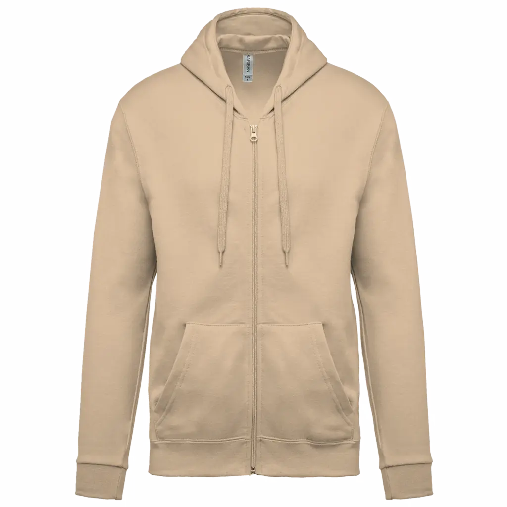 Kapuzensweatjacke K479 bedrucken Fleece Baumwolle XS-4XL — Produktfoto 15