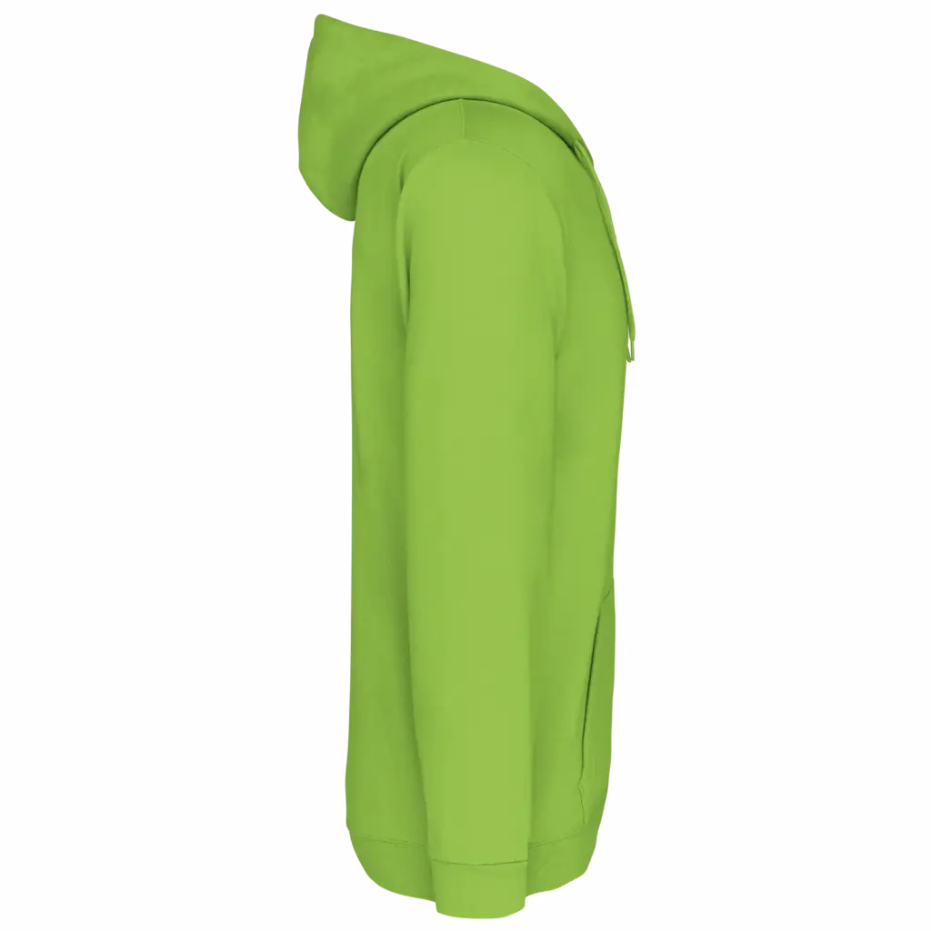 Sweatvest met capuchon, lime — productfoto 15
