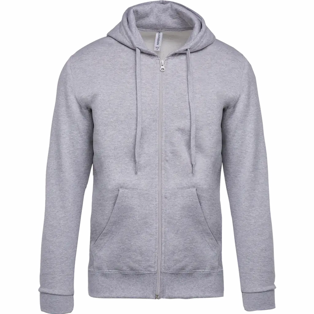 Kapuzensweatjacke K479 bedrucken Fleece Baumwolle XS-4XL — Produktfoto 19