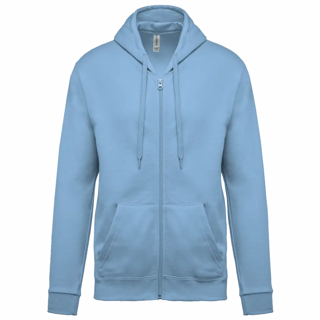 Kapuzensweatjacke K479 bedrucken Fleece Baumwolle XS-4XL — Produktfoto 22