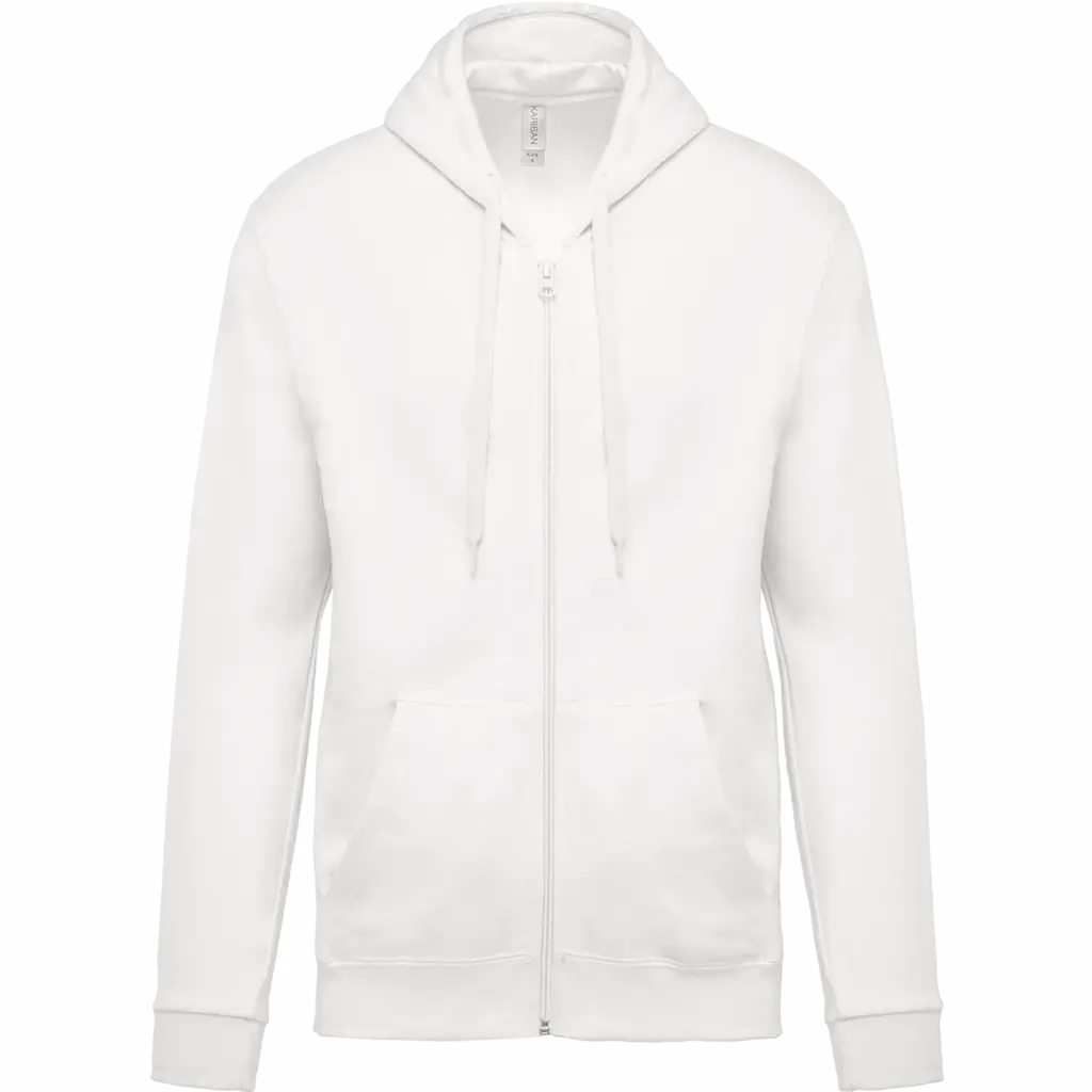 Kapuzensweatjacke K479 bedrucken Fleece Baumwolle XS-4XL — Produktfoto 24