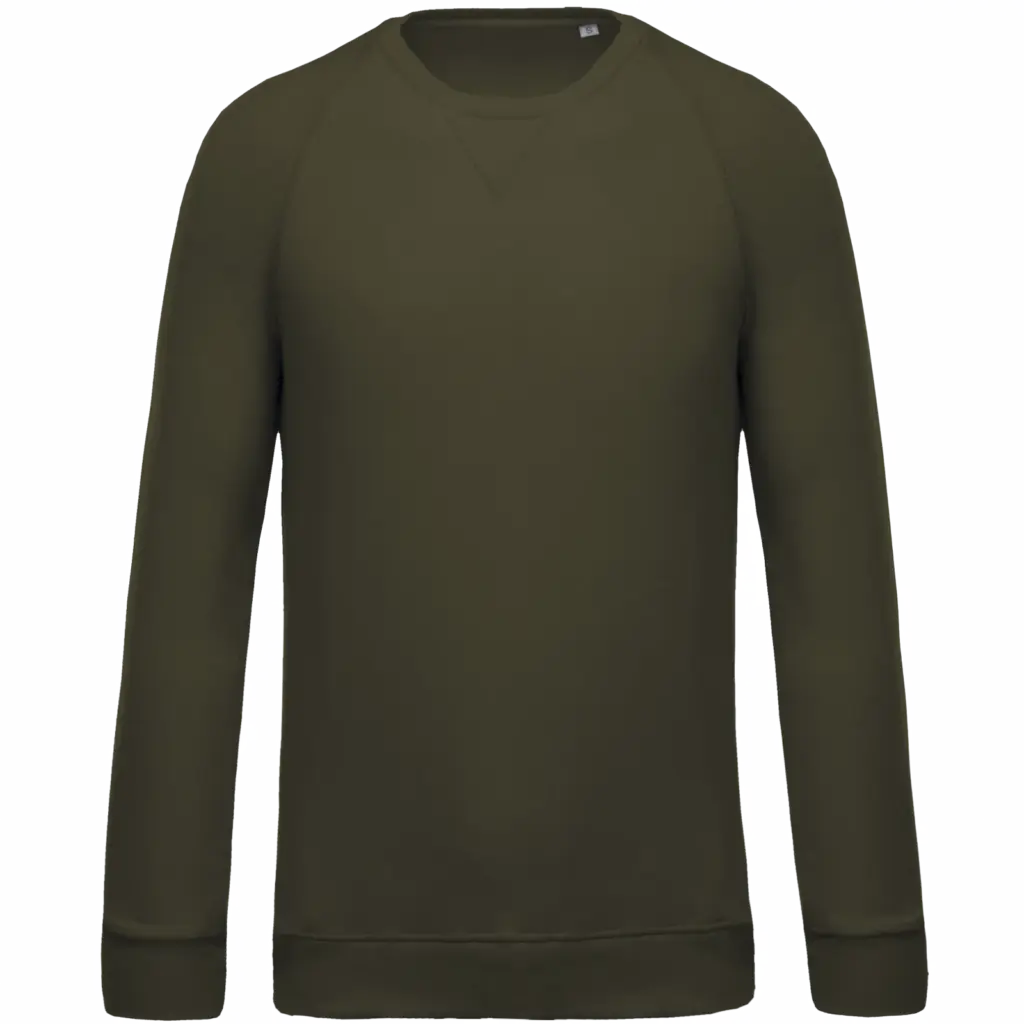 Bio Herren Sweater bedrucken K480 Raglan Baumwolle S-3XL — Produktfoto 11