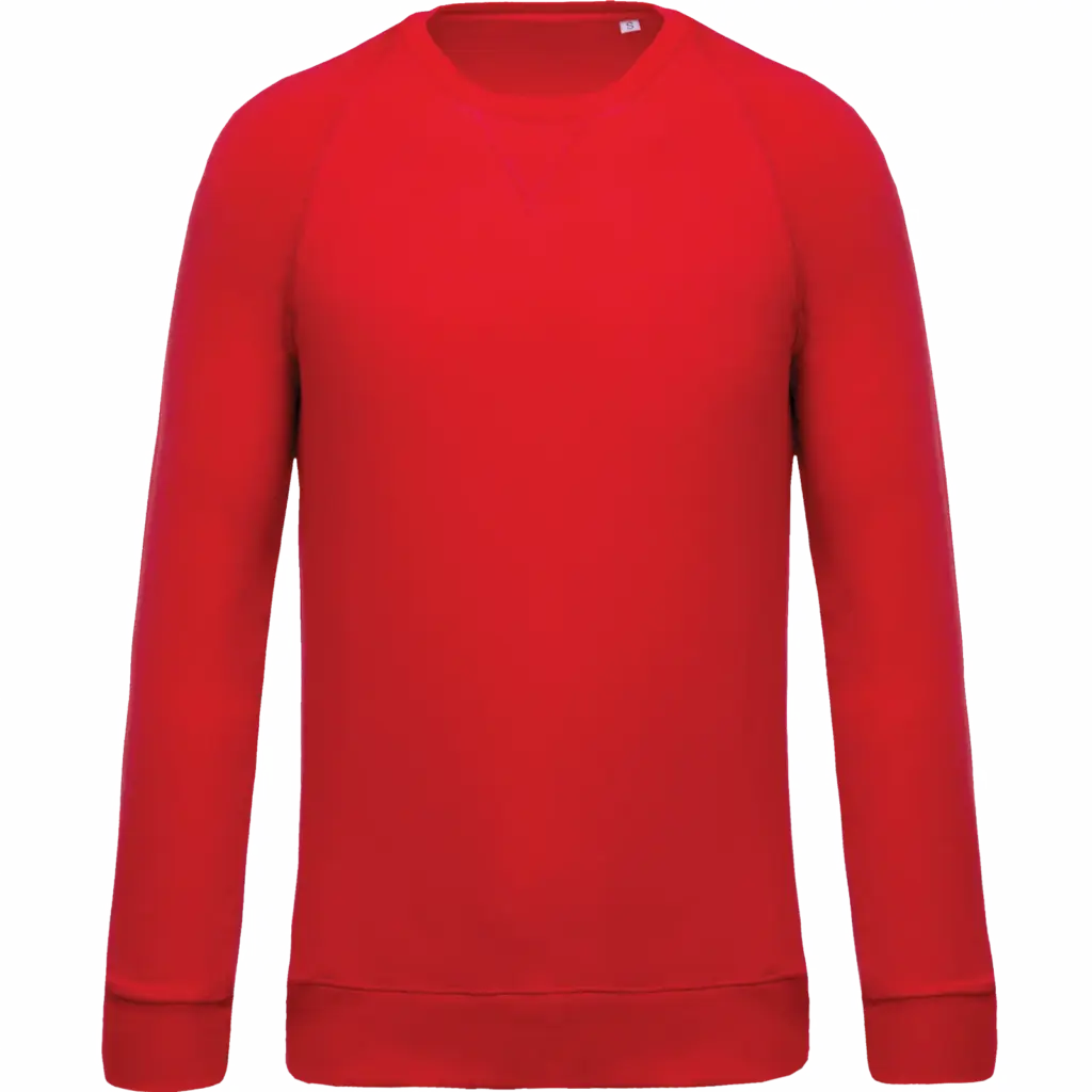 Bio Herren Sweater bedrucken K480 Raglan Baumwolle S-3XL — Produktfoto 14