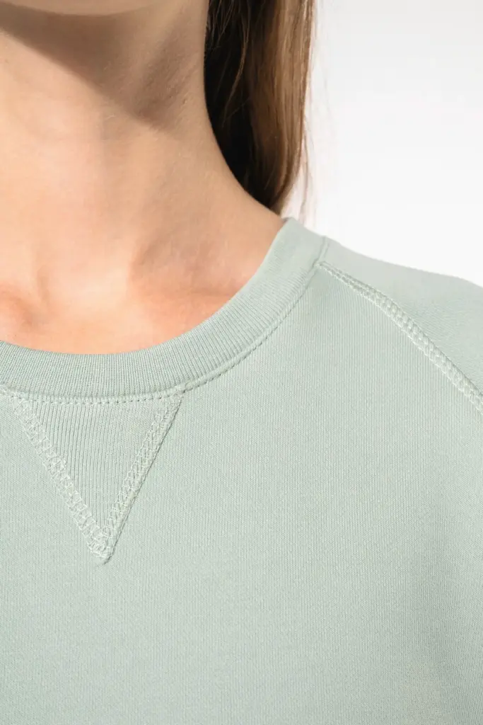 Damessweater BIO ronde hals raglanmouwen — productfoto 4