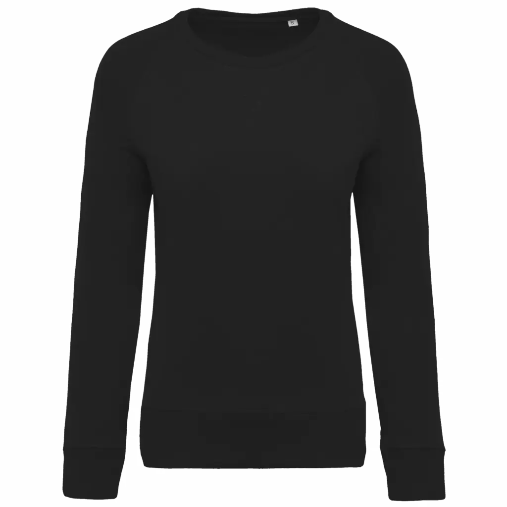 Damen Sweatshirt bedrucken K481 Bio-Baumwolle Raglan XS-XXL — Produktfoto 6