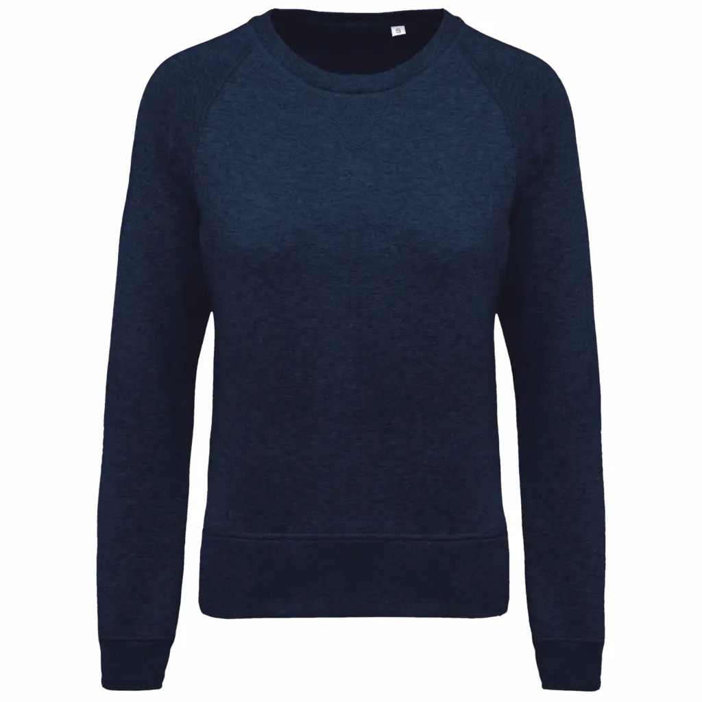 Damen Sweatshirt bedrucken K481 Bio-Baumwolle Raglan XS-XXL — Produktfoto 8
