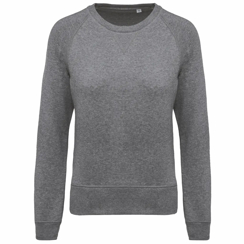 Damen Sweatshirt bedrucken K481 Bio-Baumwolle Raglan XS-XXL — Produktfoto 9