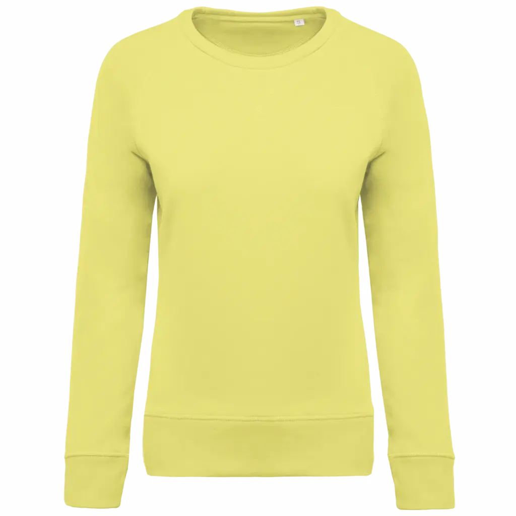 Damen Sweatshirt bedrucken K481 Bio-Baumwolle Raglan XS-XXL — Produktfoto 10