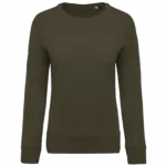 Damen Sweatshirt bedrucken K481 Bio-Baumwolle Raglan XS-XXL — Produktfoto 11