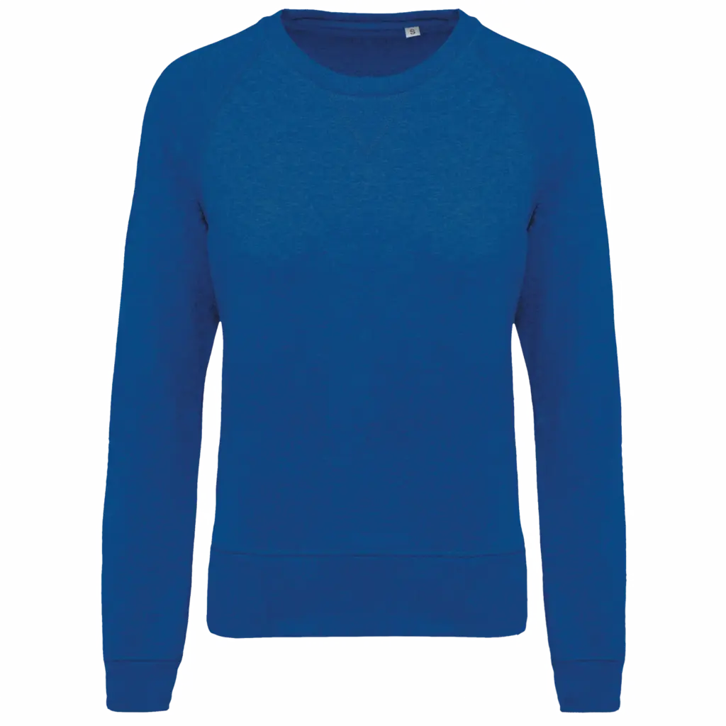 Damen Sweatshirt bedrucken K481 Bio-Baumwolle Raglan XS-XXL — Produktfoto 13