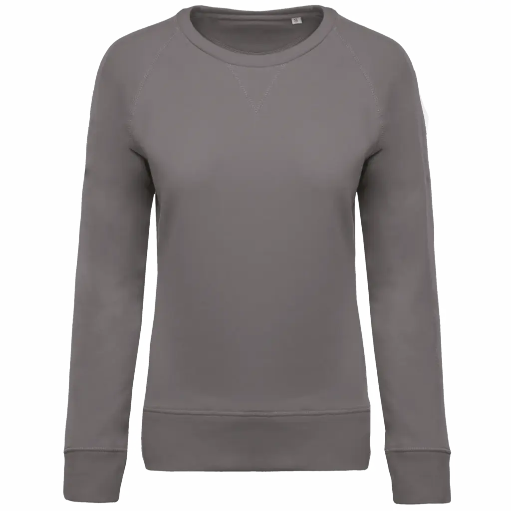 Damen Sweatshirt bedrucken K481 Bio-Baumwolle Raglan XS-XXL — Produktfoto 17