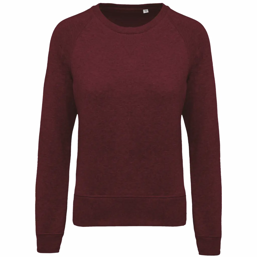 Damen Sweatshirt bedrucken K481 Bio-Baumwolle Raglan XS-XXL — Produktfoto 18