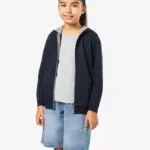K486-2_2025 - Hidalgo-werbeartikel Kindersweatvest met capuchon
