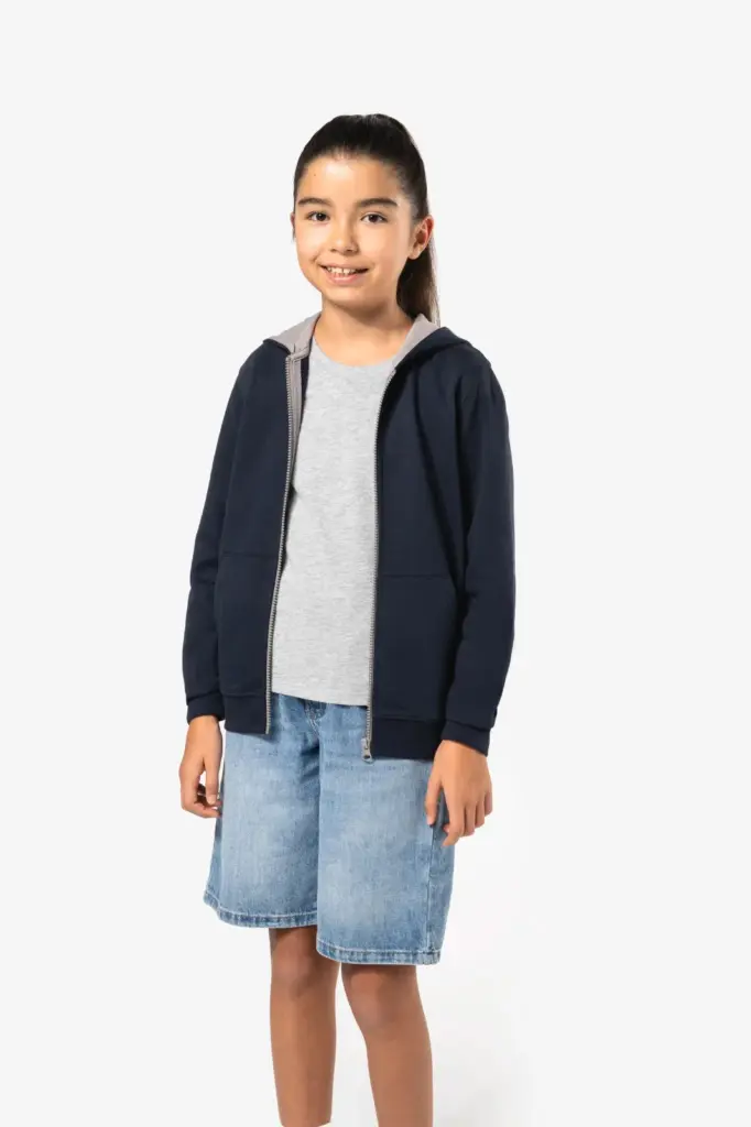 Kindersweatvest met capuchon