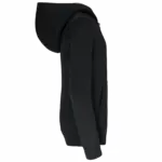Kindersweatvest met capuchon, black / fine grey — productfoto 5