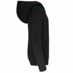 PS_K486-S_BLACK-RED - Hidalgo-werbeartikel Kindersweatvest met capuchon, black / red — productfoto 6