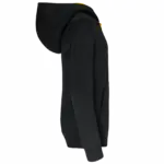 PS_K486-S_BLACK-YELLOW - Hidalgo-werbeartikel Kindersweatvest met capuchon, black / yellow — productfoto 7