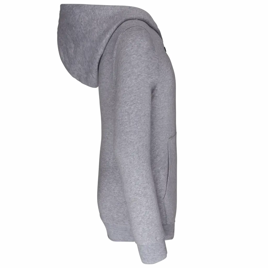 PS_K486-S_OXFORDGREY-NAVY - Hidalgo-werbeartikel Kindersweatvest met capuchon, oxford grey / navy — productfoto 9