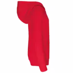 PS_K486-S_RED-WHITE - Hidalgo-werbeartikel Kindersweatvest met capuchon, red / white — productfoto 10