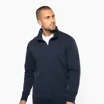 Sweater met ritskraag
