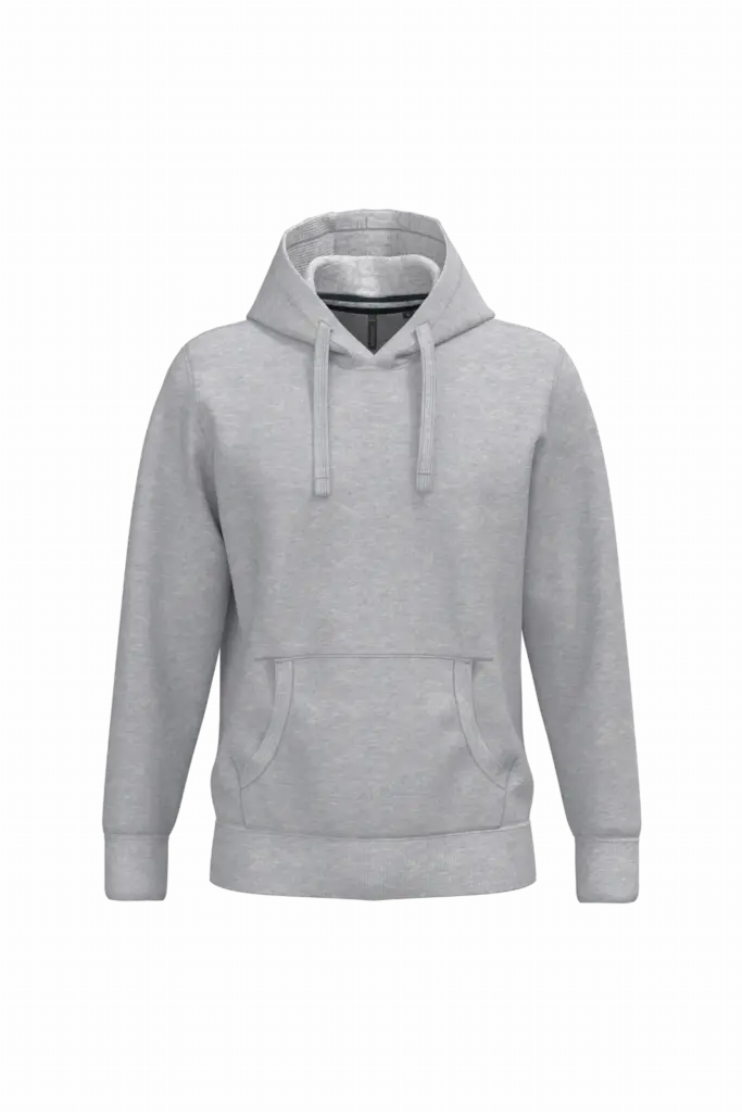 Sweater met capuchon, ash heather — productfoto 6