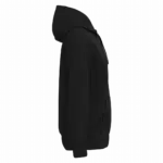 PS_K489-S_BLACK - Hidalgo-werbeartikel Sweater met capuchon, black — productfoto 6