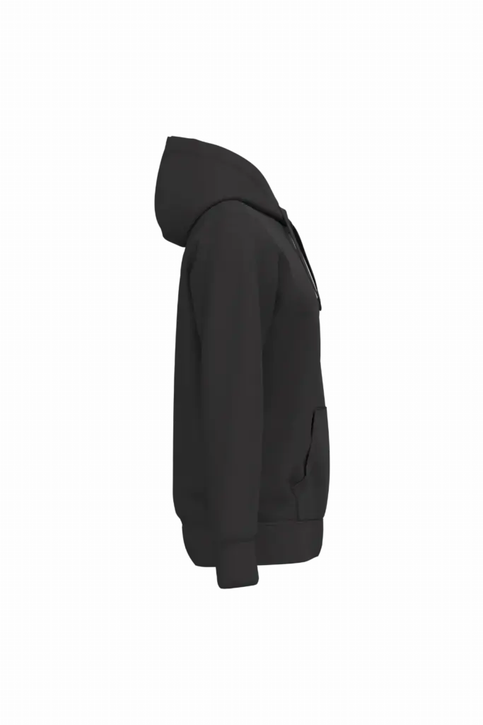 PS_K489-S_DARKGREY - Hidalgo-werbeartikel Sweater met capuchon, dark grey — productfoto 7