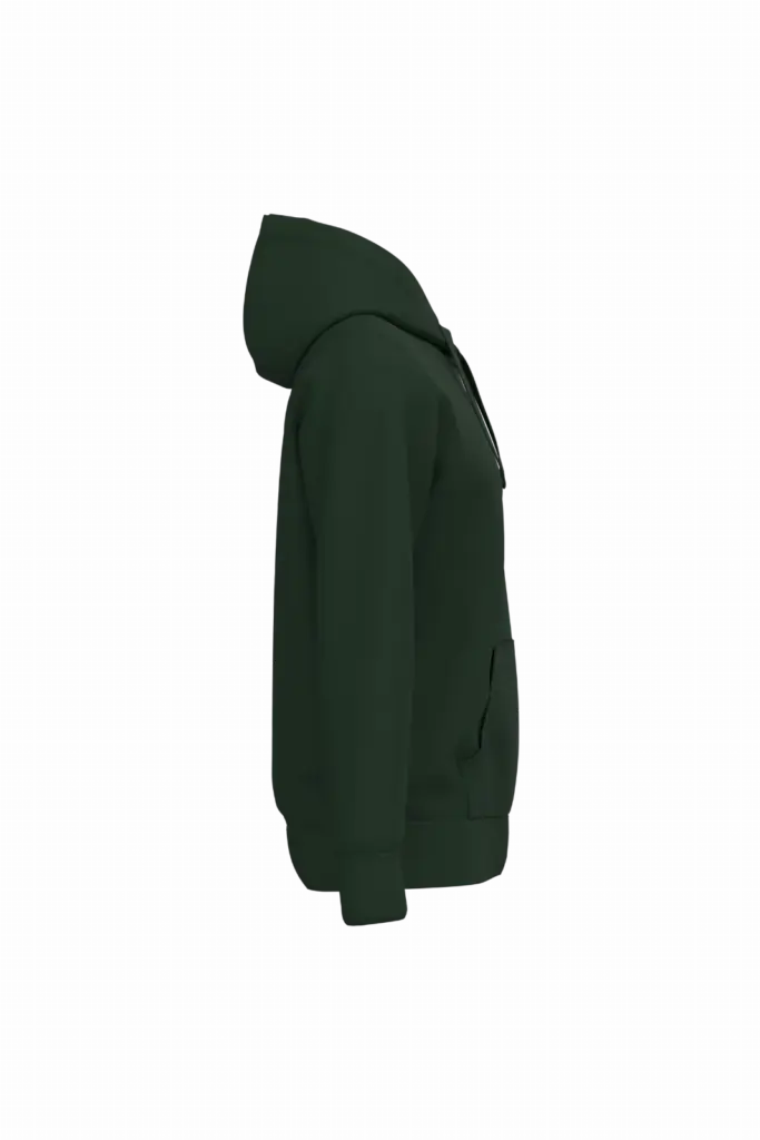 PS_K489-S_FORESTGREEN - Hidalgo-werbeartikel Sweater met capuchon, forest green — productfoto 9