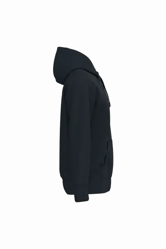 PS_K489-S_NAVY - Hidalgo-werbeartikel Sweater met capuchon, navy — productfoto 11