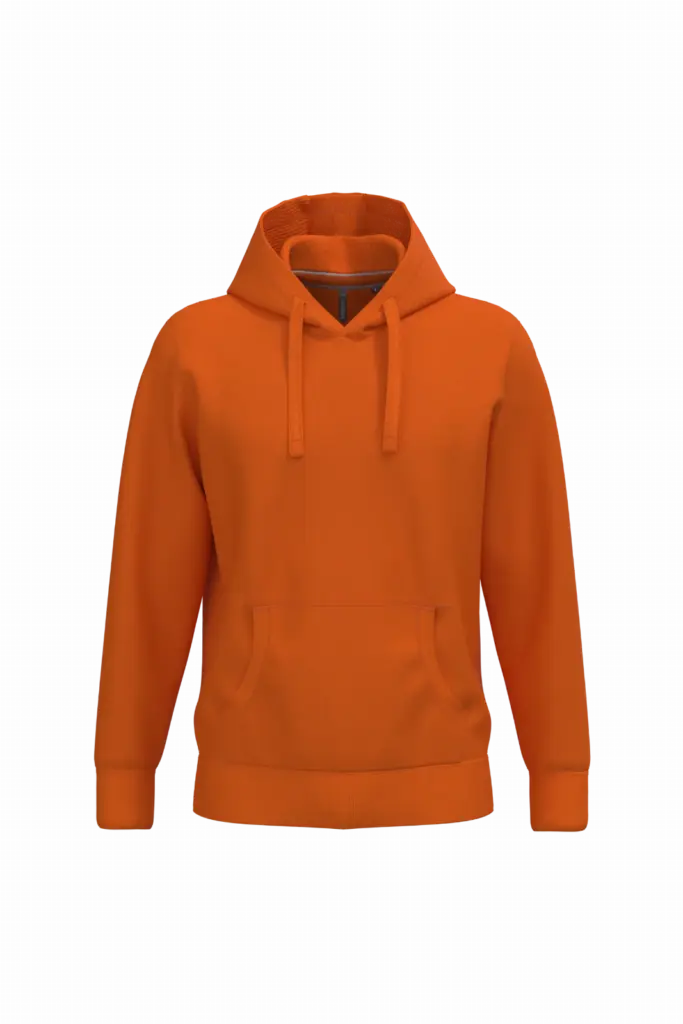 Sweater met capuchon, orange — productfoto 13