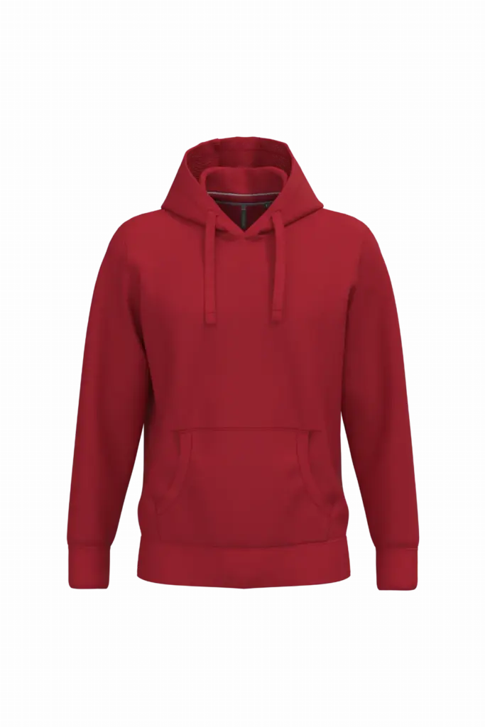 Sweater met capuchon, red — productfoto 15