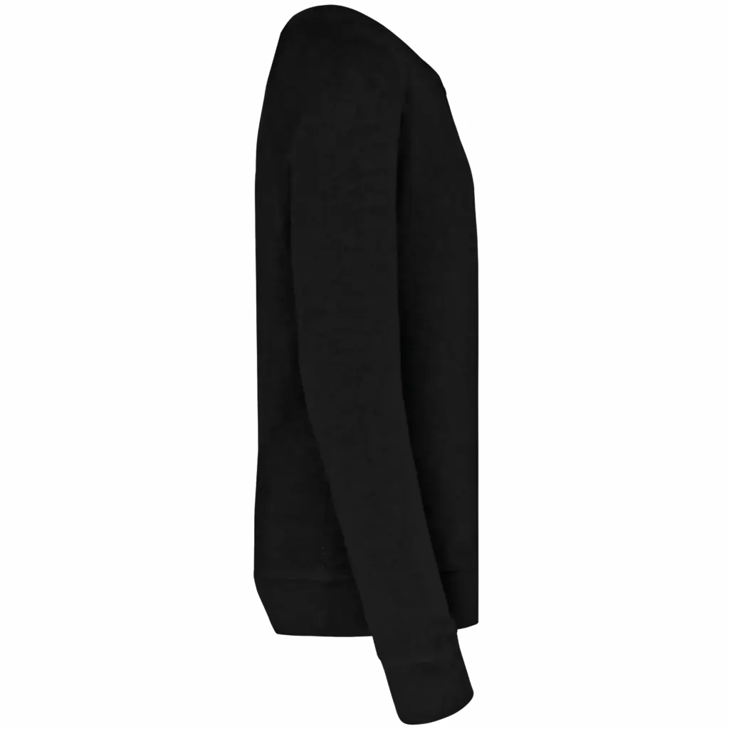 Sweater bio raglanmouwen kids, black