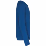Sweater bio raglanmouwen kids, ocean blue heather — productfoto 2