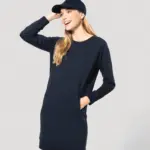 Bio fleece lounge jurk — productfoto 3