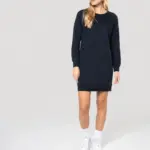 Bio fleece lounge jurk — productfoto 4